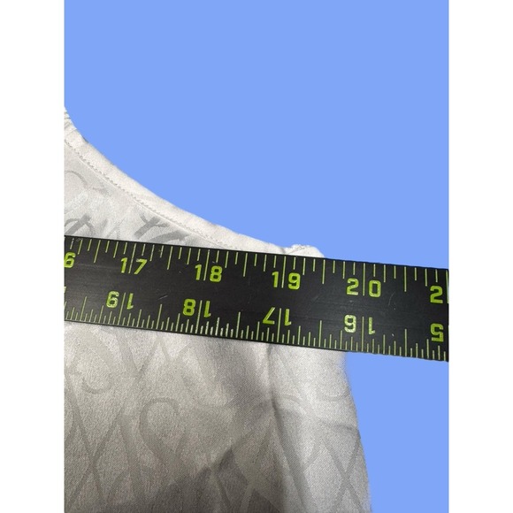 Victoria's Secret Satin Racerback Tank Top &‎ Bottom White Logo NWT  Size L /XL - Picture 8 of 13